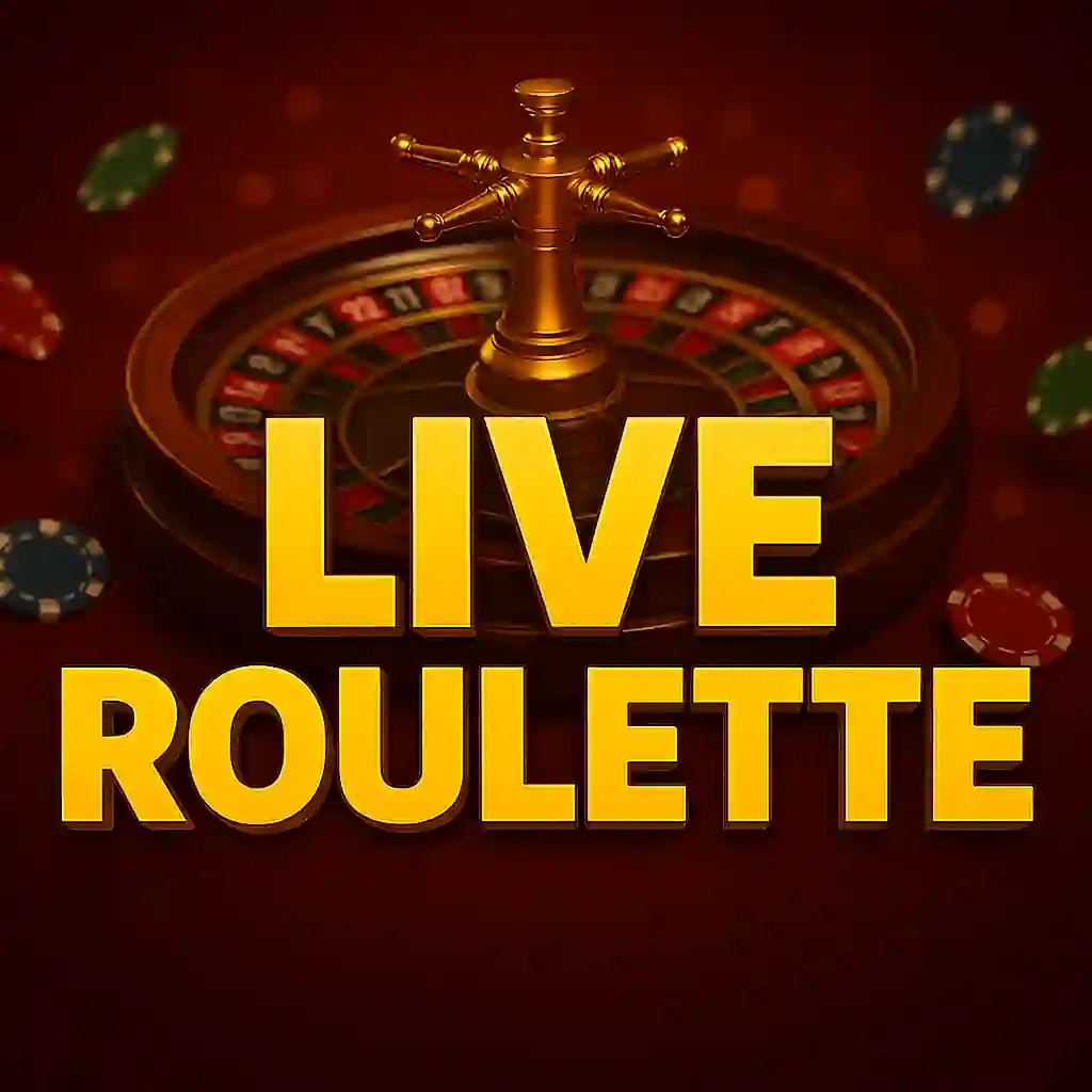 Live Roulette online game logo by Evolution on 20betss.it